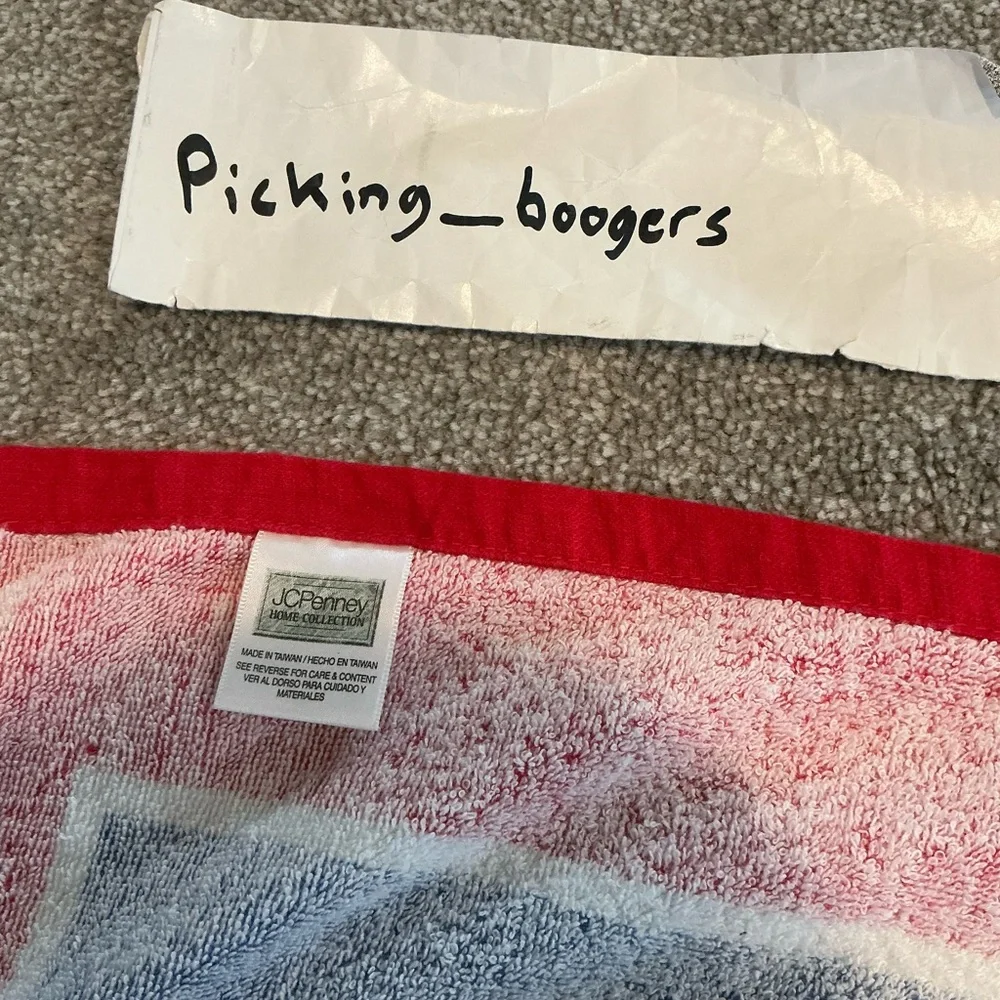 Vintage‎ Jcpenney nautical-themed beach towel